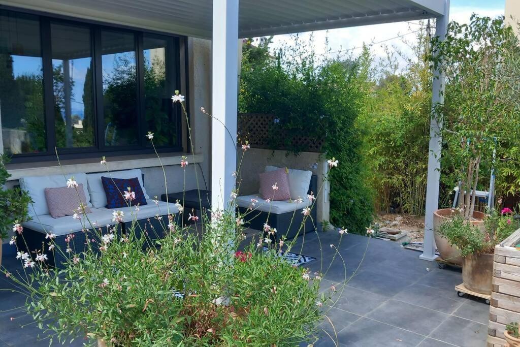Villa Magali Grande Terrasse Vue Mer, Jardin, Proche Port La Ciotat Buitenkant foto