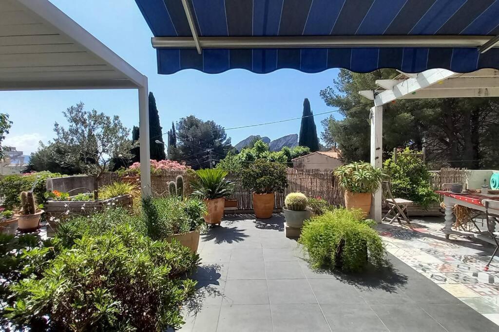 Villa Magali Grande Terrasse Vue Mer, Jardin, Proche Port La Ciotat Buitenkant foto